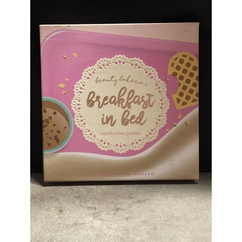 Beauty Bakerie Breakfast In Bed Eyeshadow Palette With 9 Shades 0.1 Oz Each, NEW